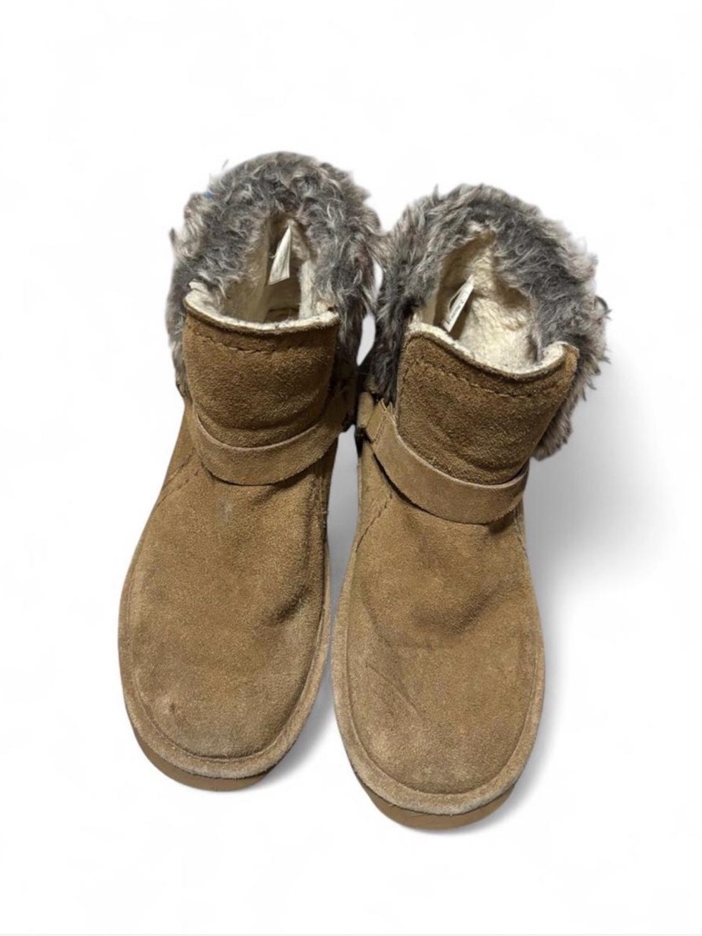 bear paw 9 brown & tan boots  #cozy